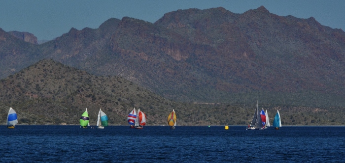 sailboats on Lake Pleasant